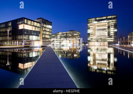 Germania, Essen, ThyssenKrupp Quartier, nuova sede della società ThyssenKrupp in Essen-Altendorf. Foto Stock