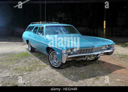 1968 Chevrolet Bel Air station vagone classico americano Foto Stock