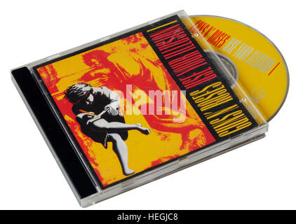 Guns n Roses utilizzare la vostra illusione I CD Foto Stock