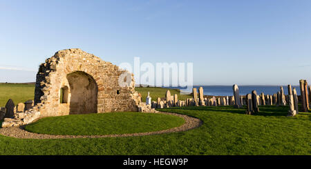 Orphir Round Kirk, Orkney Isles Foto Stock