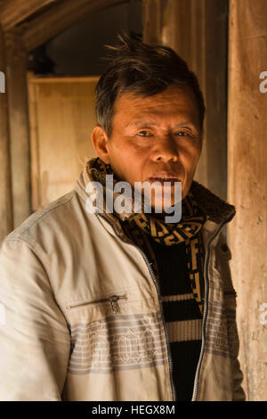 ASIA, Vietnam, Superiore Red River, Ha Tay provincia, Duong Lam, casa del XVI secolo proprietario Foto Stock