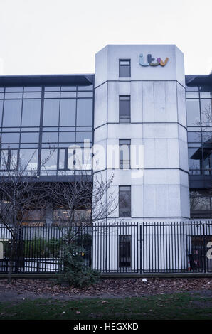 Edificio di ITV, South Bank di Londra, Inghilterra. Foto Stock