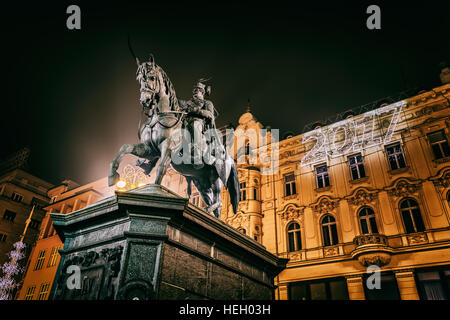 Zagreb Capodanno Foto Stock