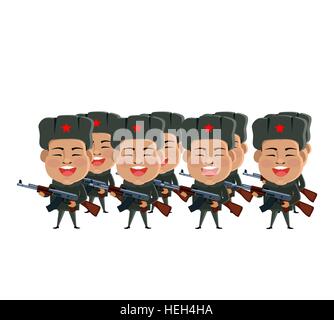 I soldati dell esercito Silhouette. I soldati dell esercito silhouette. Team di soldati. I soldati dell esercito set. Silhouette di soldati set. I soldati in Illustrazione Vettoriale