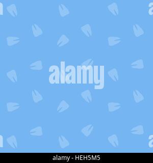 Silhouette di un sano modello di dente piatto. Lo sbiancamento dei denti, dentale dente sano, medico di salute orale, medicina dentista, Illustrazione Vettoriale