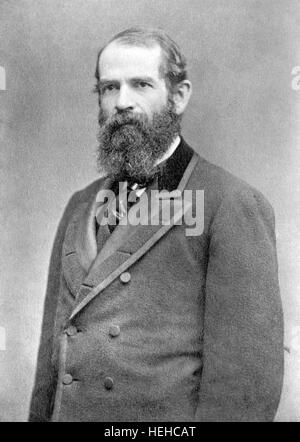 JAY GOULD (1836-1892) imprenditore americano e la ferrovia developer circa 1875. Foto Bain News Service Foto Stock