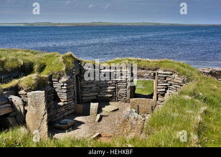 Papa Westray; Knap di Howar; Orkney; Scozia - UK Foto Stock