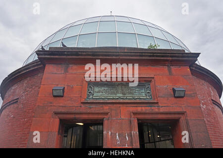 L'ingresso al Greenwich foot tunnel, Londra, Inghilterra Foto Stock