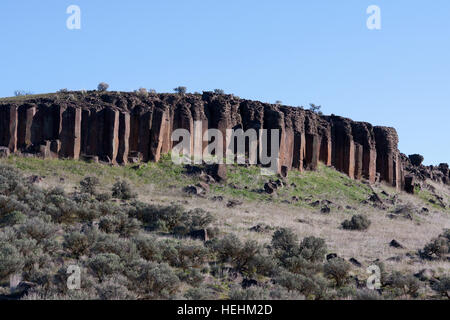 Un cavalletto naturale di colonne di roccia Foto Stock