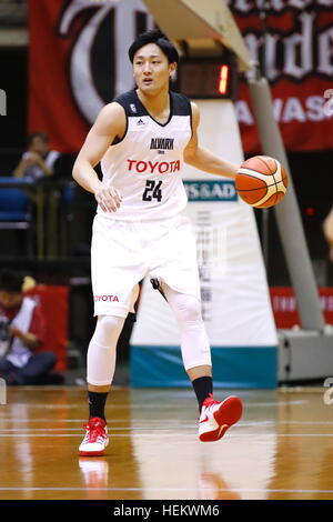 Daiki Tanaka (Alvark), 23 dicembre 2016 - Basket : 2016-17 B.LEAGUE Prima Divisione corrispondenza tra Kawasaki Brave Thunders 87-70 Alvark Tokyo team a Todoroki Arena di Kanagawa, Giappone. (Foto di Sho Tamura/AFLO SPORT) Foto Stock