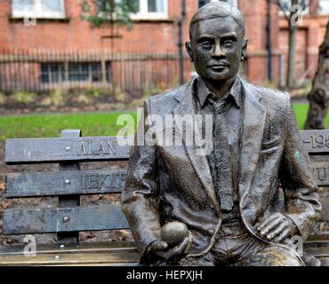 Alan Turing statua, Manchester Foto Stock