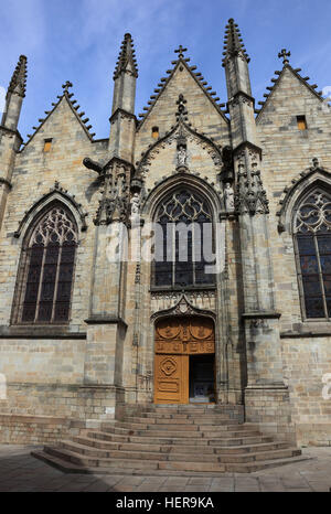 Frankreich, regione Bretagne, Vitre, Kirche, Englise Notre Dame de Chartres Foto Stock