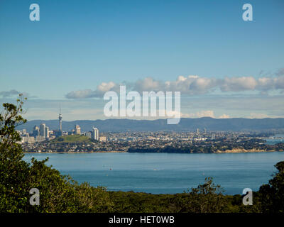 Vista di Auckland Foto Stock