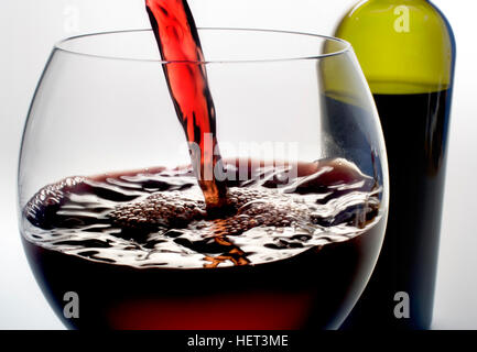 bicchiere di vino Foto Stock