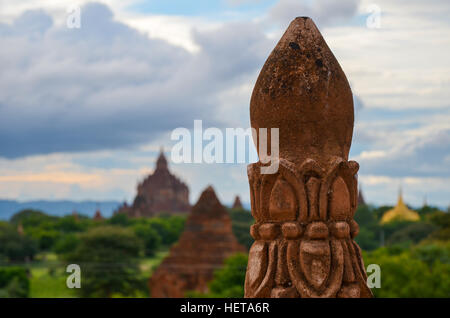 Antichi templi di Bagan, Myanmar Foto Stock