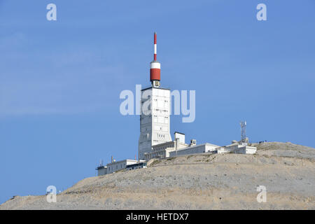 Mont Ventoux (montagna) (sud-est della Francia): torre di osservazione Foto Stock