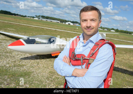 Parapendio attività ricreative Foto Stock