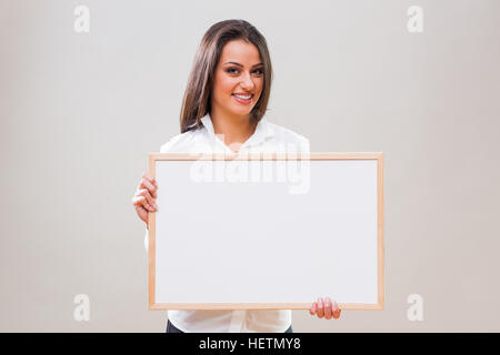 Giovane imprenditrice. Foto Stock