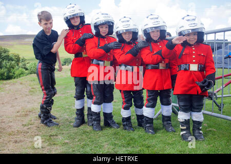 Poco Pim display moto team al Gala Leadhills 2014 Foto Stock