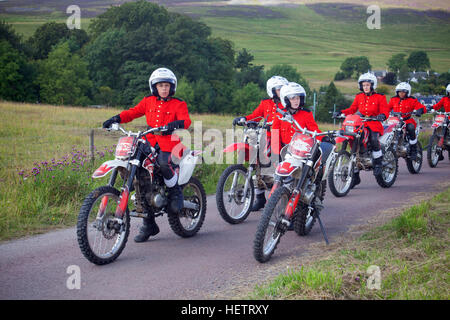 Poco Pim display moto team al Gala Leadhills 2014 Foto Stock