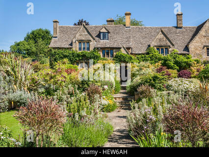 Casa di Cotswworld a Chipping Campden. Chipping Campden una piccola città di mercato all'interno del distretto di Cotswold di Gloucestershire, Inghilterra Foto Stock