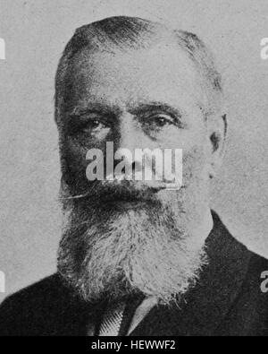 Carl Ferdinand Freiherr von Stumm-Halberg, Carl Ferdinand Stumm, 1836 - 1901, preussischer Montanindustrieller und freikonservativer politican, Gruendungsvorsitzender der Deutschen Reichspartei, immagine dal 1895, digitale migliorata Foto Stock