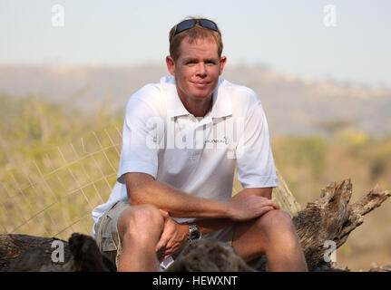 DURBAN, Sud Africa - martedì 8 giugno : SA Cricket leggenda star Shaun Pollock. Laureus World Sports Academy stati e pattinaggio legend Tony Hawk è vi Foto Stock