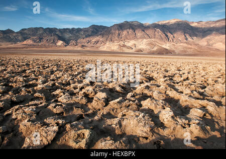 Parco Nazionale della Valle della Morte, California, il diavolo il campo da golf; Foto Stock