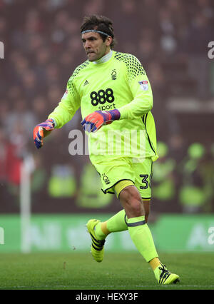 Il Nottingham Forest portiere Vladimir Stojkovic Foto Stock