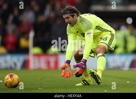 Il Nottingham Forest portiere Vladimir Stojkovic Foto Stock