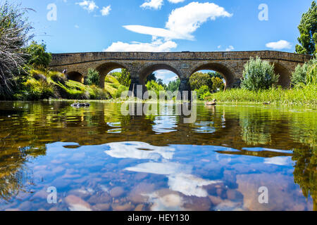 Richmond, Tasmania, Australia - 21 dicembre 2016: Richmond Bridge ponte più antico in Australia Foto Stock