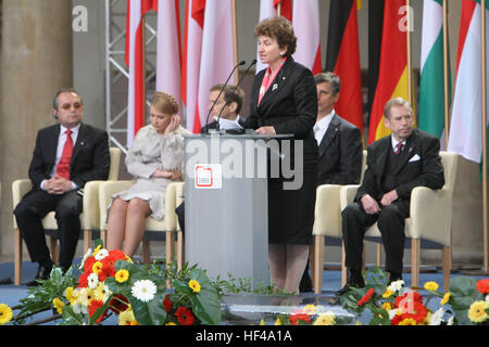 Cracovia in Polonia - 04 giugno 2009: il ventesimo anniversario del crollo del comunismo nell' Europa centrale o/p Meglena Plugcziewa Foto Stock