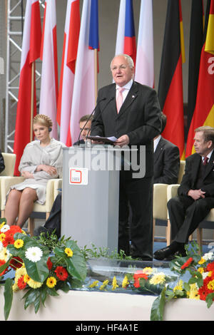 Cracovia in Polonia - 04 giugno 2009: il ventesimo anniversario del crollo del comunismo nell' Europa centrale o/p Foto Stock