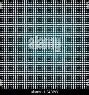 Abstract colorati di vettore punti rotondi di sfondo - teal Illustrazione Vettoriale