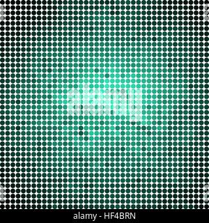 Abstract colorati di vettore punti rotondi di sfondo - teal Illustrazione Vettoriale