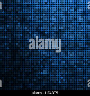 Abstract colorati di vettore punti rotondi - sfondo blu Illustrazione Vettoriale