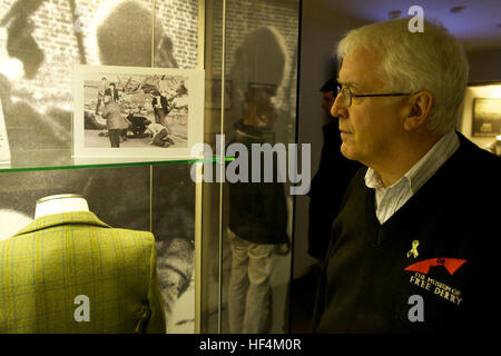 L'onore tour di Ira soldati - 06/01/2012 - Irlanda del Nord / Ulster / Belfast - John Kelly è il custode del Museo di Derry, suo fratello Michael è stato ucciso durante il Bloody Sunday - Olivier Goujon / Le Pictorium Foto Stock