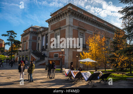 Museo del Prado (Museo de Prado), a Madrid, Spagna, Europa. Foto Stock