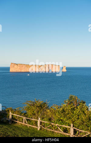 Percé rock in Gaspésie, Canada, 2016 Foto Stock