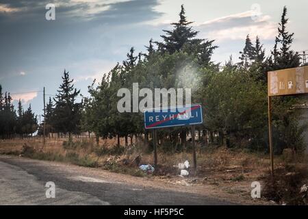 Turchia - Reyhanli - Smugglers' Town - 21/09/2015 - Turchia / Hatay / Reyhanli - Reyhanli, una piccola cittadina sulla frontiera siriana, è noto per la casa di un certo numero di mafie che tutto il traffico che proviene dalla Siria. - Chris Huby / Le Pictorium Foto Stock