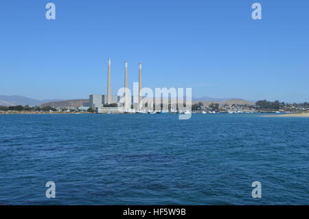 Morro Bay Beach California impianto di dissalazione Foto Stock