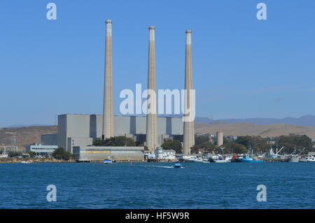 Morro Bay Beach California impianto di dissalazione Foto Stock