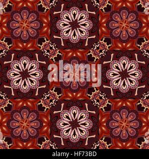 Seamless pattern colorati in stile orientale. L'Islam, l'Arabo, motivi asiatici Illustrazione Vettoriale