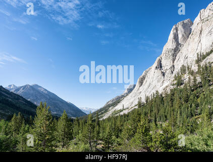 Su John Muir Trail, Kings Canyon National Park, California, Stati Uniti d'America, America del Nord Foto Stock