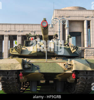 K-1 battaglia principale serbatoio al Memoriale di guerra di Corea Museum di Seoul, Corea del Sud Foto Stock