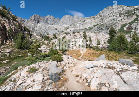 Su John Muir Trail, Kings Canyon National Park, California, Stati Uniti d'America, America del Nord Foto Stock