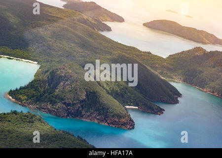 Whitsunday Islands, Whitehaven Beach, Queensland, Australia Foto Stock