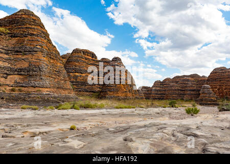 Pasticciare Bungles, Parco Nazionale di Purmululu, Kimberley, Australia occidentale Foto Stock