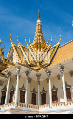 Phnom Penh Royal Palace Foto Stock