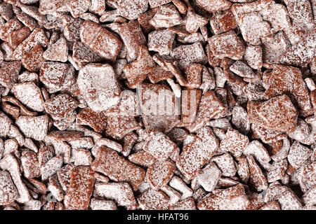 Texture di cioccolato close up Foto Stock